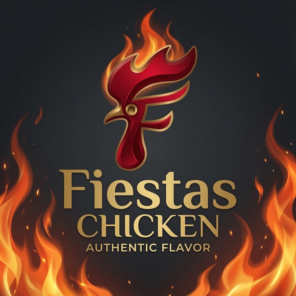 Open flame charcoal braai cooking at Fiestas Chicken